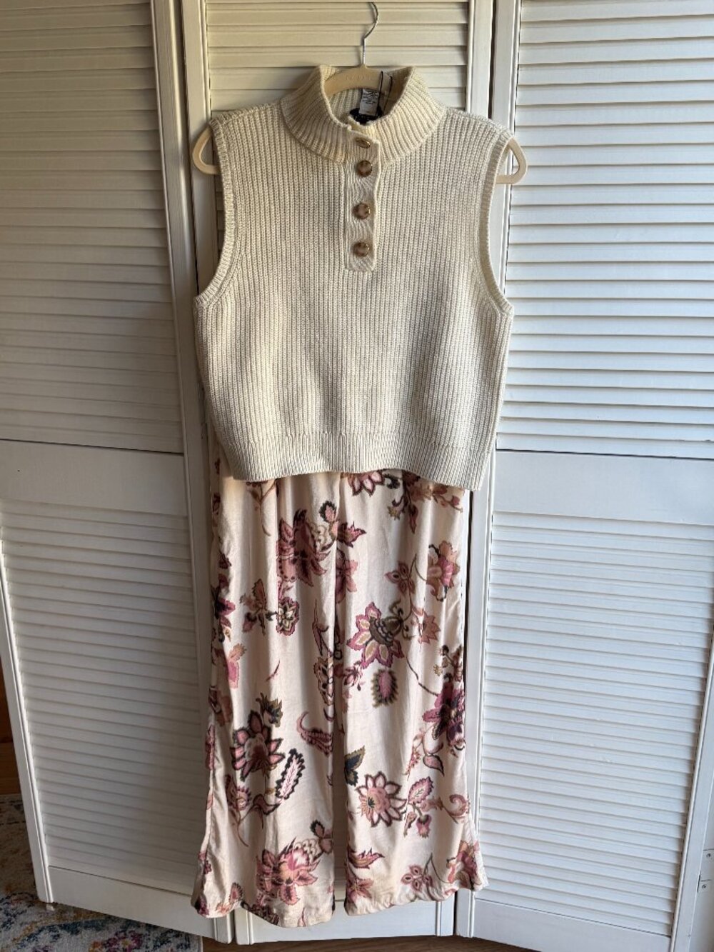 NWT 2Piece Rachel Zoe Sweater and Velvet Pants Set